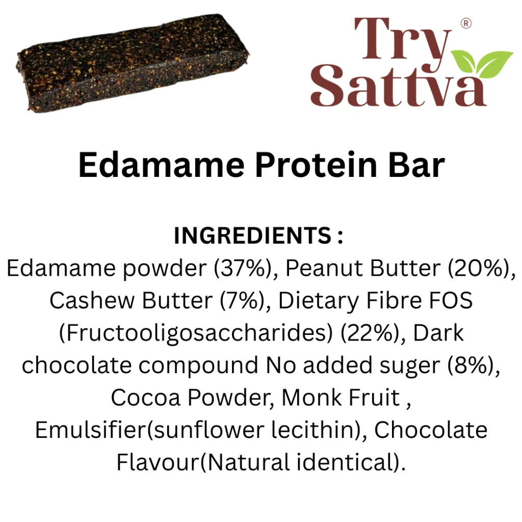INGREDIENTS Edamame powder (37%), Peanut Butter (20%), Cashew Butter (7%), Dietary Fibre FOS (Fructooligosaccharides) (22%), Dark chocolate compound No added suger (8%), Cocoa Powder, Monk Fruit .webp